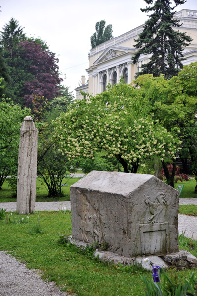 The courtyard of the National Museum of Bosnia & Herzegovina