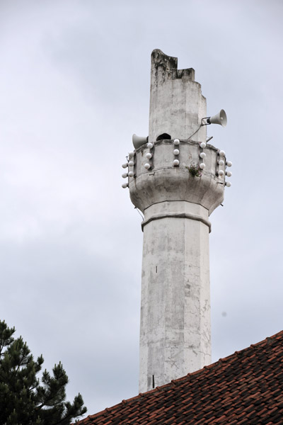 Unrestored minaret, Konjic