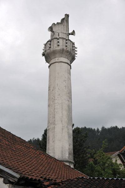 Unrestored minaret, Konjic