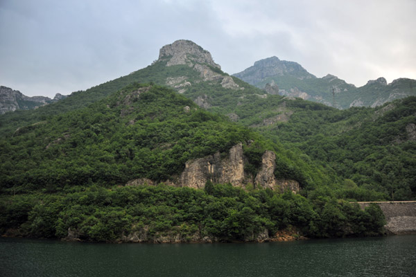 Mountains along the Neretva River upstream from Mostar