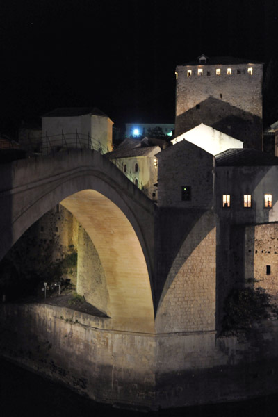 Stari Most - Old Bridge, at night