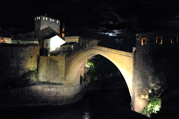 The Old Bridge was built by the Ottomans 1557-1566