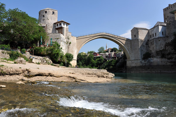 River-level view of the Old Bridge, Mostar