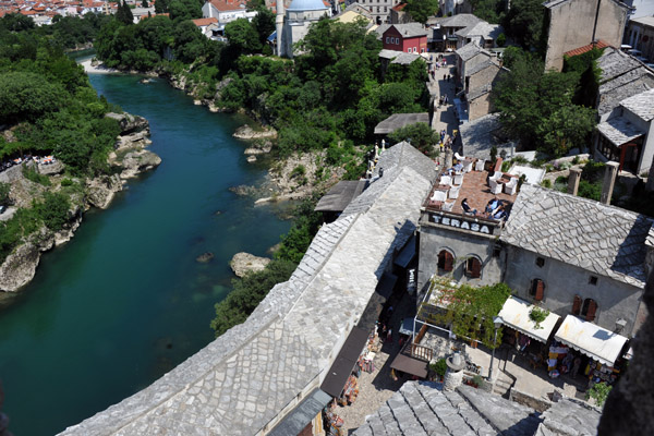 Stone roofs of Old Town Mostar