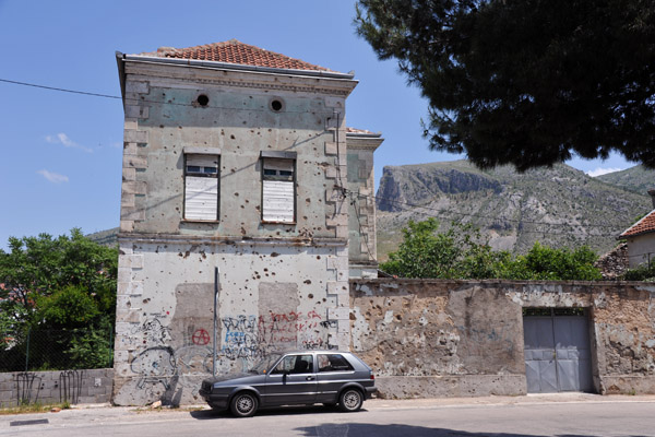 Scarred Mostar