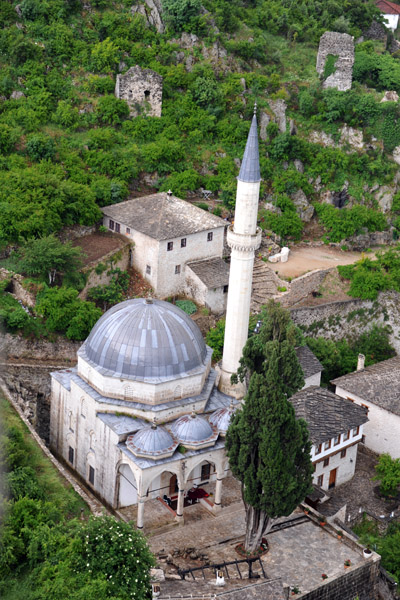 The Mosque of Počitelj from the Citadel