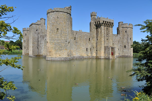 Southwest corner, Bodiam Castle