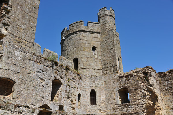 Northeast Tower from the courtyard of Bodiam Castle