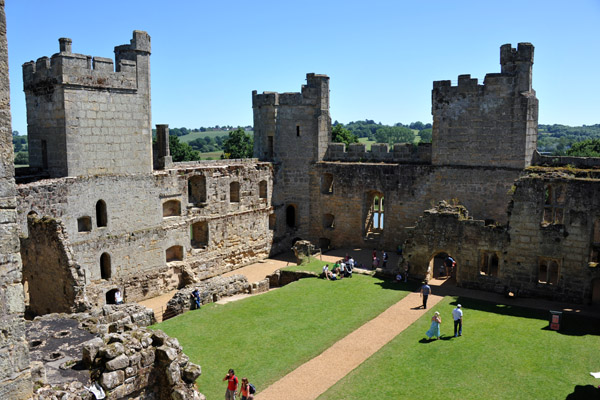 Courtyard of Bodiam Castle