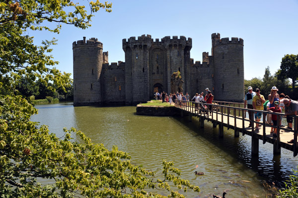 Moat bridge, Bodiam Castle