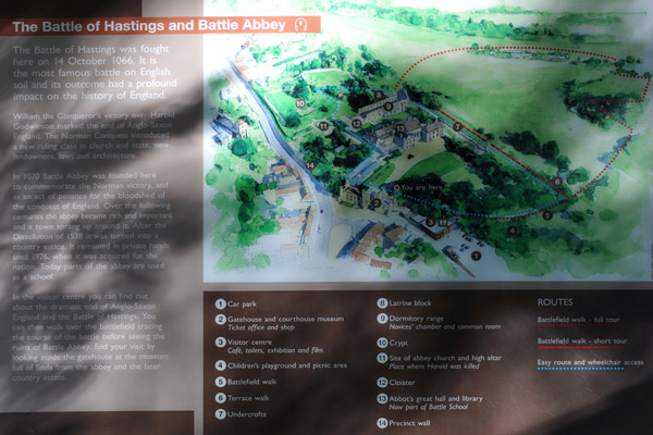 Information about the Battle of Hastings and Battle Abbey