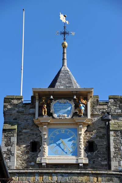 Clocktower and Weathervane, St. Mary's, Rye