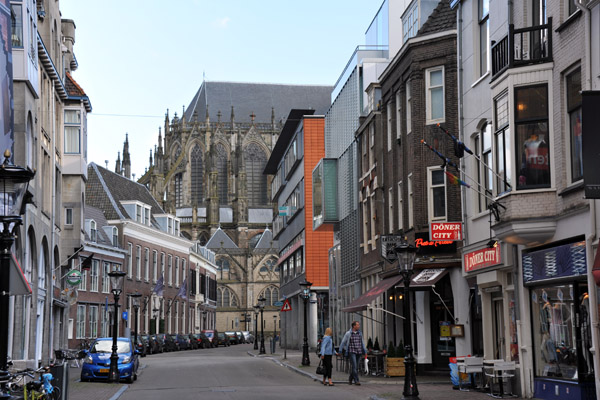 Utrecht Cathedral from Korte Janstraat