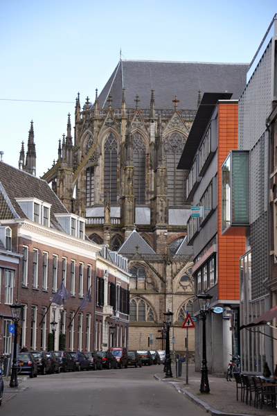 Utrecht Cathedral from Korte Janstraat