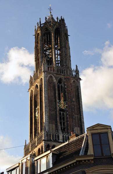 Domtoren above Café Orloff, Donkere Gaard, Utrecht