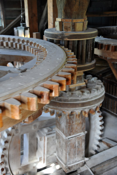 Wooden gears - Verfmolen De Kat, Zaanse Schans