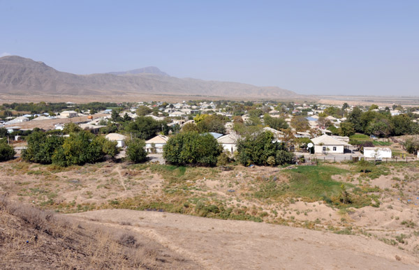The modern village of Bagir, Turkmenistan