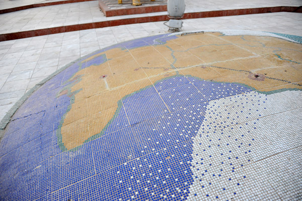 Mosaic map of Turkmenistan