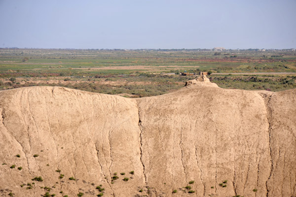 The Citadel Erk Kala was in use through the early Islamic period