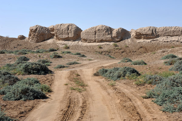 Dirt road within the Shahryar Ark