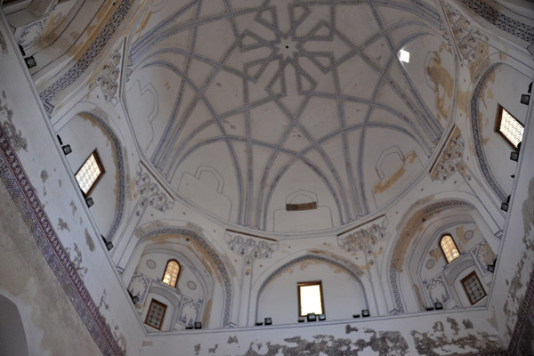 The interior dome of the Mausoleum of Sultan Sanjar