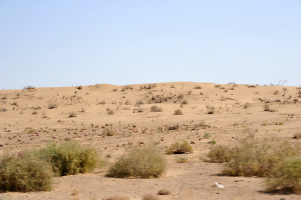 Crossing the Karakum Desert of Turkmenistan