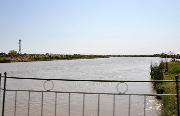 The 1375 km Qaradum Canal, built by the USSR 1954-1988, brings water from the Amu-Darya River to irrigate Turkmenistan's cotton