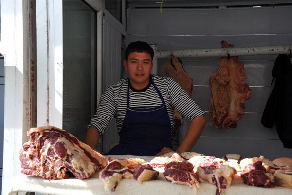 Butcher at the Trkmenabat Bazar