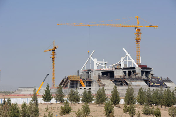 Ashgabat's next great monument under construction
