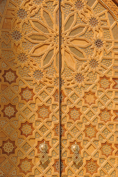 Detail of the door to the Kipchak Grand Mosque