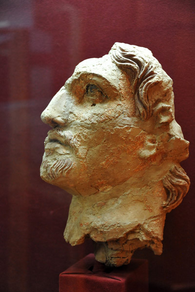 Sculptured head of a man, Old Nisa, 2nd C. BC