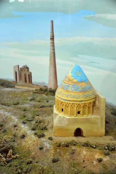 Model of the ruins of Konye-Urgench