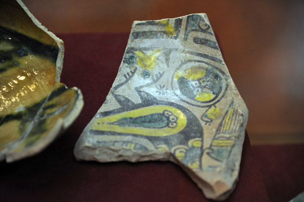 Enamel ceramics, Merv, 10th-11th C.