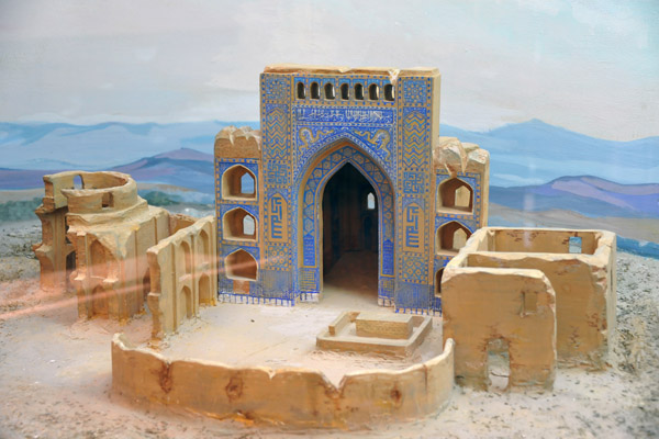 Model of the Seit Jemalledin Mosque, Anau, 15rh C.