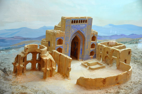 Model of the Seit Jemalledin Mosque, Anau, 15rh C.
