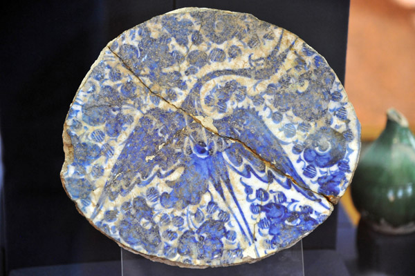 Ceramic plate, New Nisa, 12th-14th C.