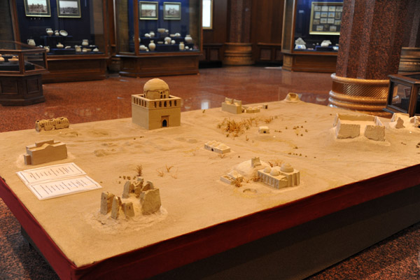 Model of the archeological site at Merv