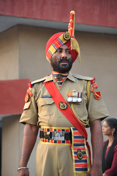 Turbaned BSF officer