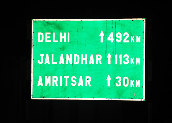 30 km in the dark back to Amritsar