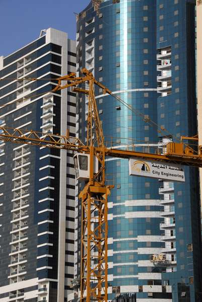 Construction crane, Sharjah