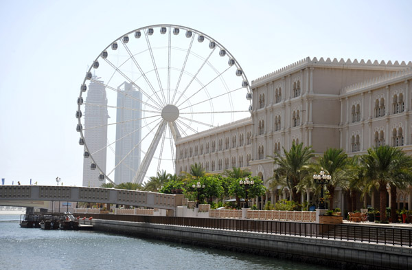 Sharjah - Qanat Al Qasba canal and Eye of the Emirates