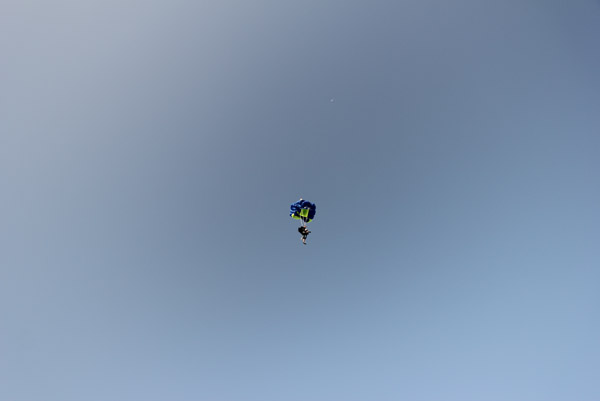 And now the gentle glide - Skydive Dubai
