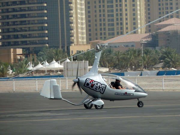 Skydive Dubai's gyrocopter