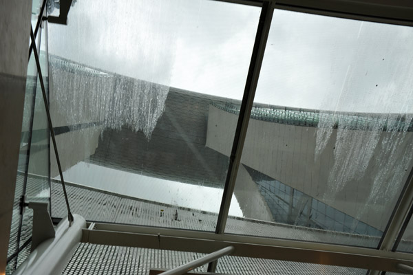 Looking up at the Sky Park, Marina Bay Sands