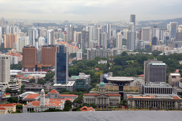 View from the Sky Garden, Marina Bay Sands Hotel, Singapore