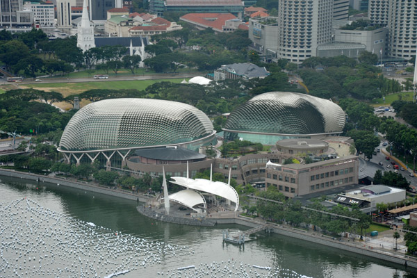 The Esplanade from the Sky Garden, Singapore