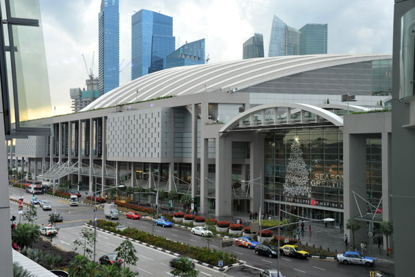The Shoppes at Marina Bay Sands from the hotel