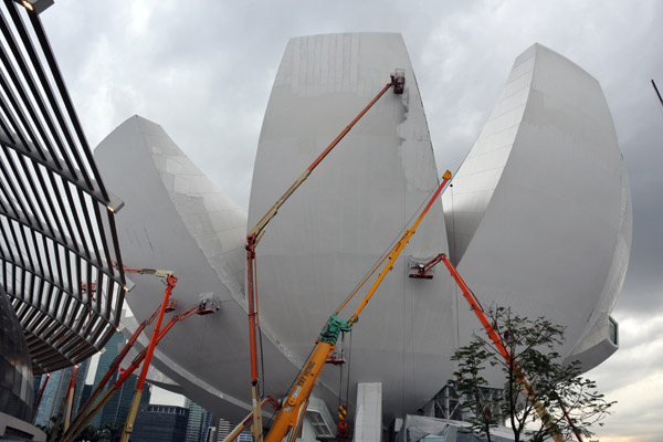 Singapore Art & Science Museum, under construction