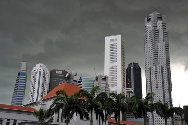 Singapore Skyline and Parliament