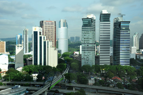 View of Kuala Lumpur from the New World Renaissance Hotel